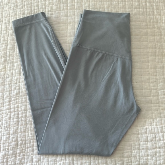 lululemon athletica Pants - Lululemon Align Pant II 25” Legging, size 8, Tempest Blue, Nulu fabric, yoga